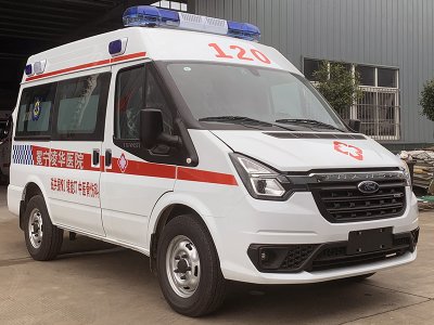 福特新世代V348短轴转运型救护车
